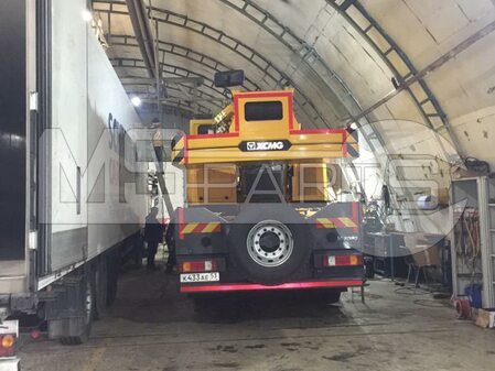 Автокран XCMG XCT30S. Замена автономного отопителя в кабине оператора - 4